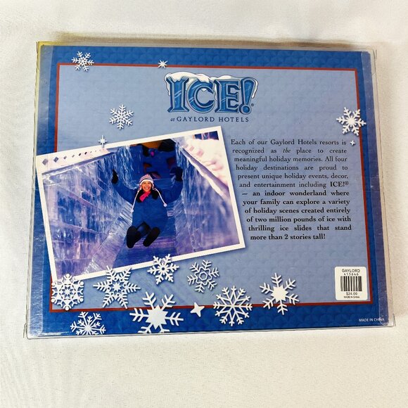 Photo Frame 5 x 7 Gaylord Palms Souvenir ICE Christmas Around the World 2017 NOS - Picture 3 of 9